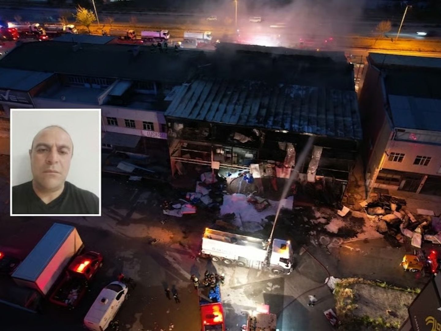 Konya'da mobilya fabrikası yangını: 1 itfaiye eri şehit oldu