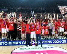 Olympiakos, Panathinaikos'u devirerek Yunanistan Basketbol Ligi şampiyonu oldu: Serideki gergin anlar ve Ergin Ataman'ın tepkisi