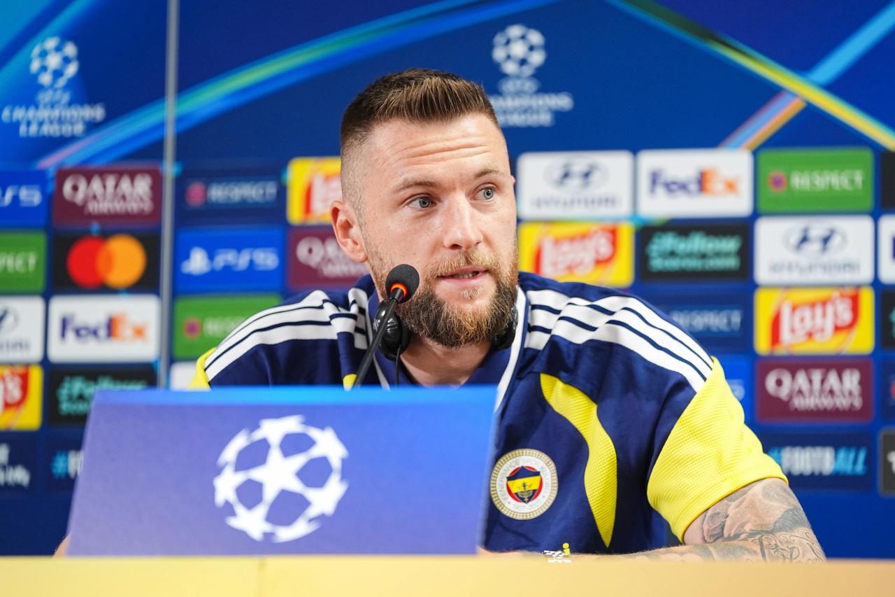 Şampiyonlar Ligi açılışı öncesi Milan Skriniar'dan basın toplantısı