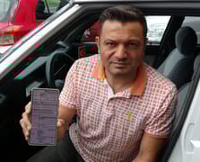 Park halindeki otomobile 800 km uzaktan trafik cezası yazıldı