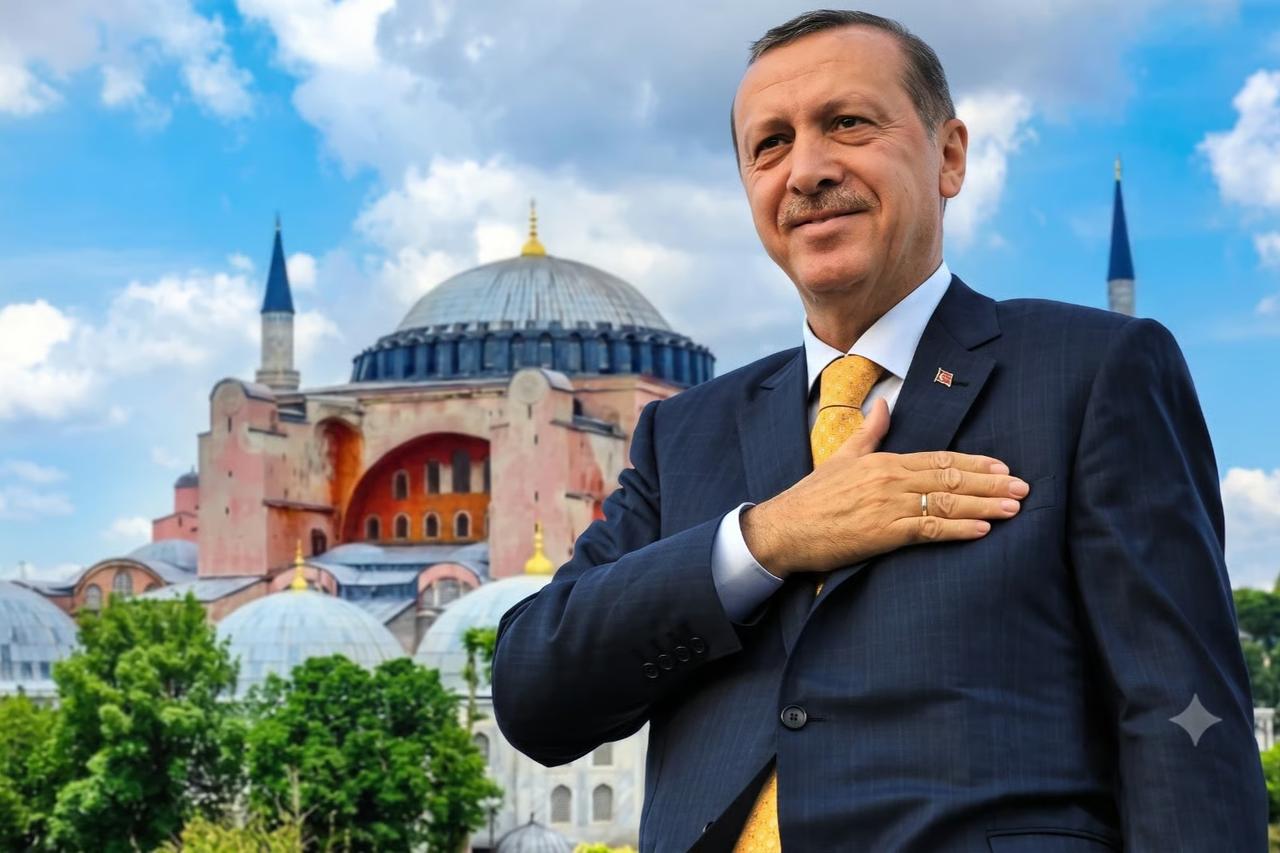 Cumhurbaşkanı Erdoğan'dan Ayasofya mesajı! Bize nasip oldu"