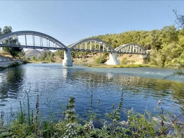 Muğla'daki tarihi Atatürk Köprüsü restore edildi