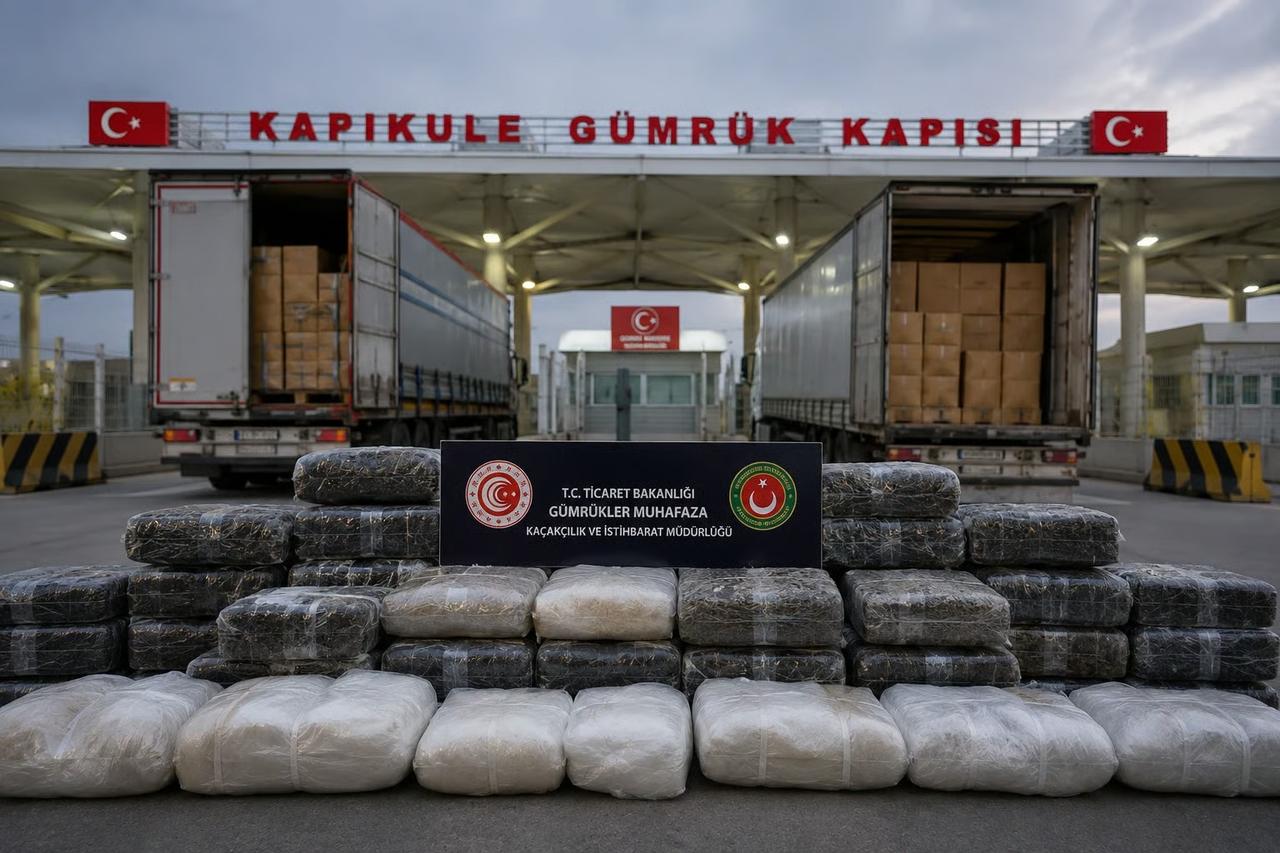 Kapıkule'de dev uyuşturucu operasyonu! 1 ton 153 kilogram ele geçirildi