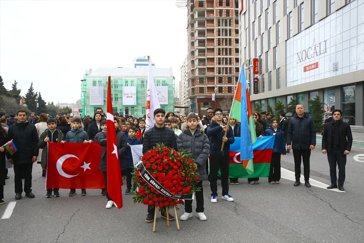 Azerbaycan'da Hocalı şehitleri için anma törenleri düzenlendi