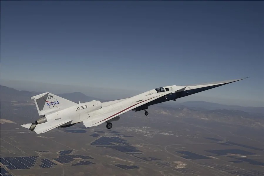 NASA X-59 ikinci uçuşunu tamamladı