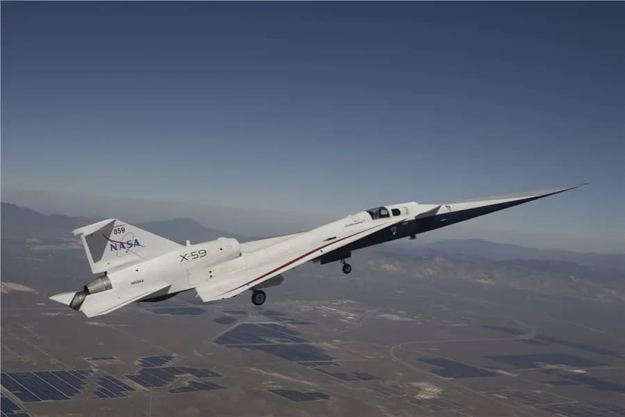 NASA X-59 ikinci uçuşunu tamamladı
