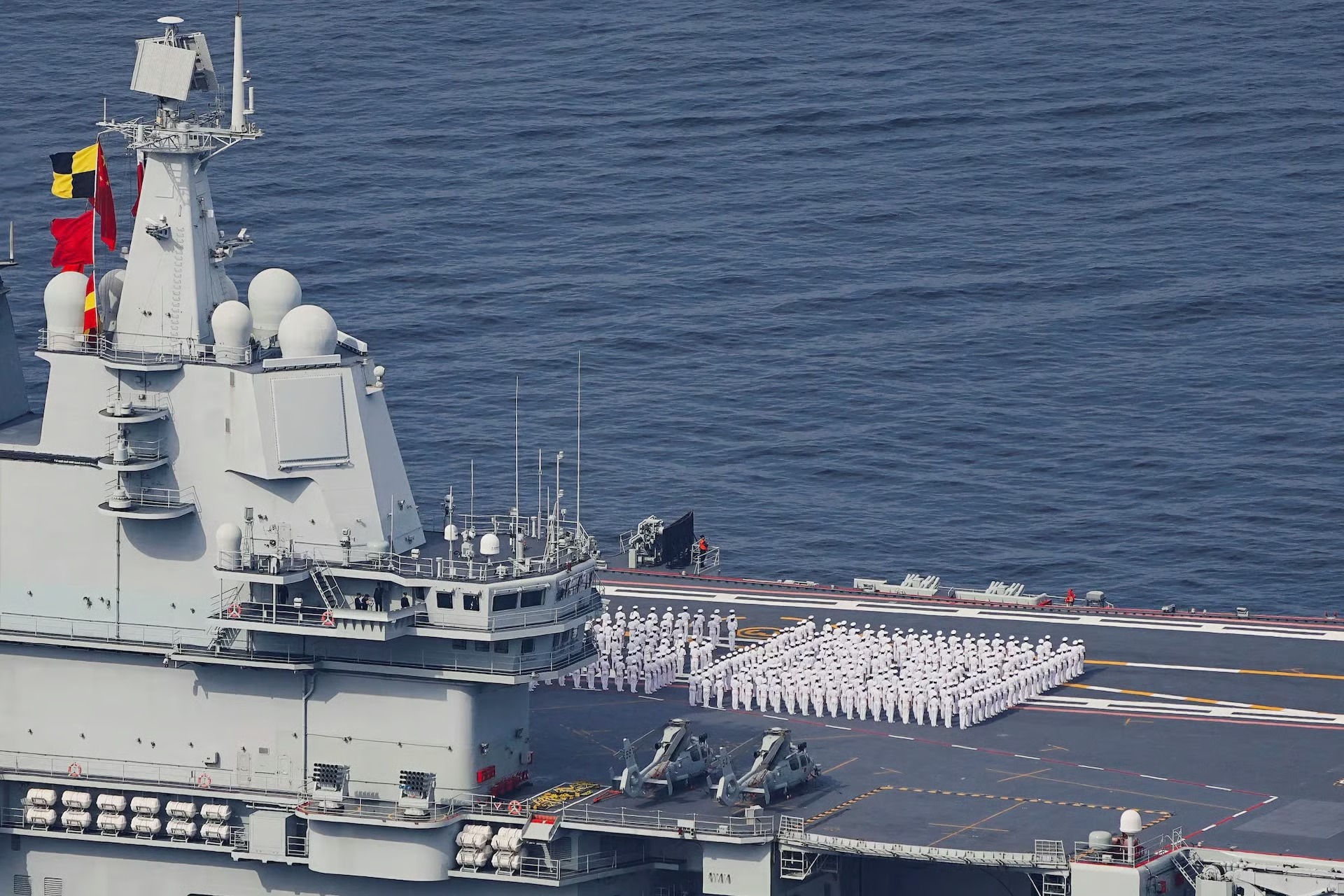 China’ Shandong Aircraft Carrier Makes First Hong Kong Visit