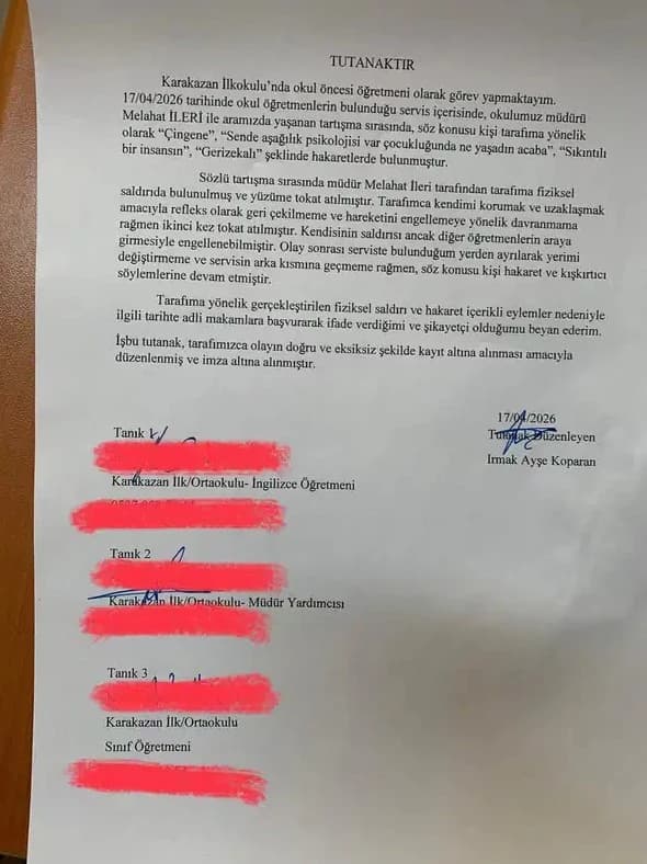 Irmak Ayşe Koparan Valilik açıklaması