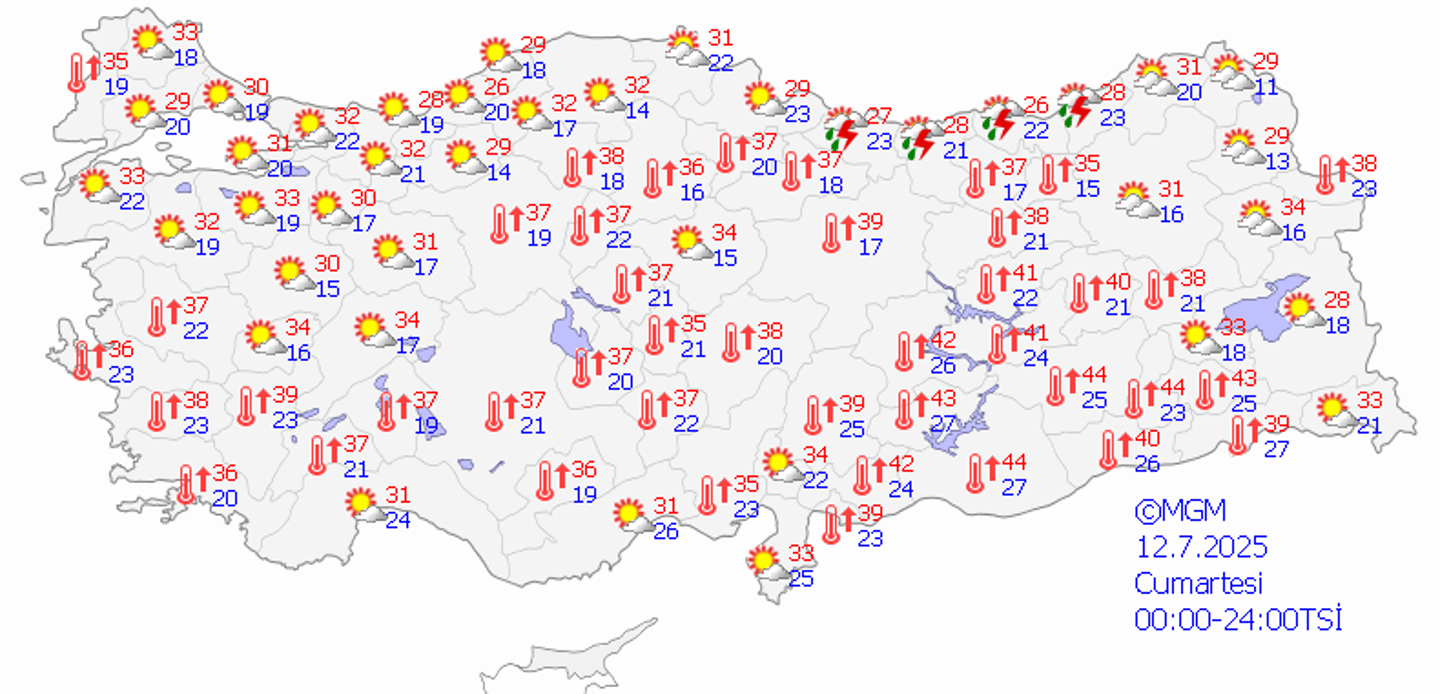 12 Temmuz Cumartesi
