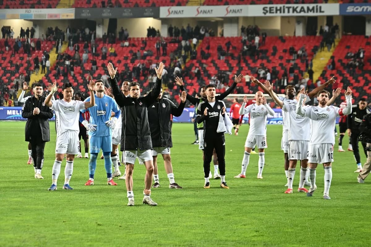 İlk yarıda atılan goller yetti: Beşiktaş Gaziantep deplasmanından zaferle dönüyor