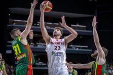 A Milli Erkek Basketbol Takımı, FIBA Avrupa Şampiyonası hazırlıklarında Litvanya'yı mağlup etti