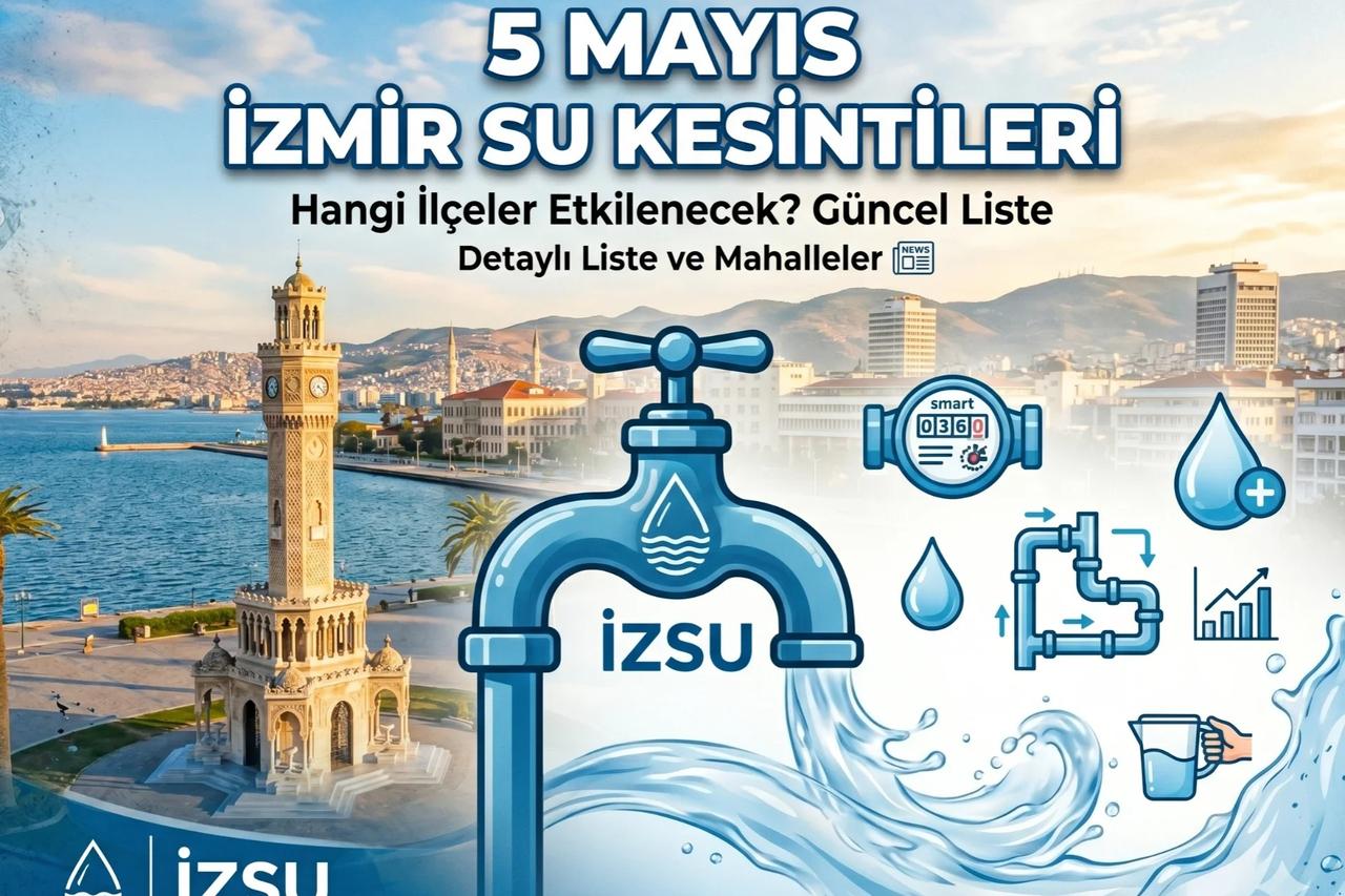 İZSU kesintiler listesi | İzmir'de su kesintisi var mı, nerelerde, ne zaman düzelecek?