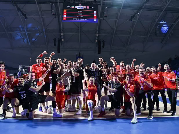 A Milli Erkek Voleybol Takımı, FIVB Milletler Ligi'nde Bulgaristan'ı 3-0 mağlup ederek ikinci galibiyetini aldı