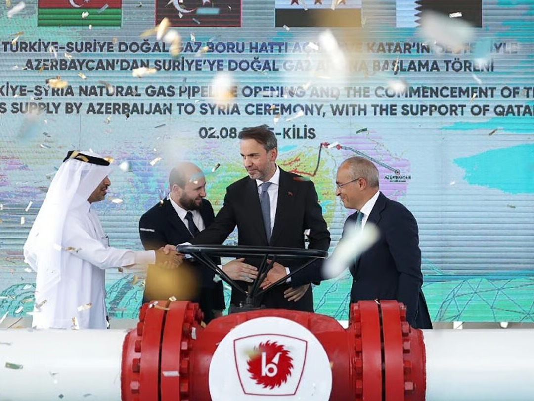 Türkiye Starts Supplying Azerbaijani Gas To Syria