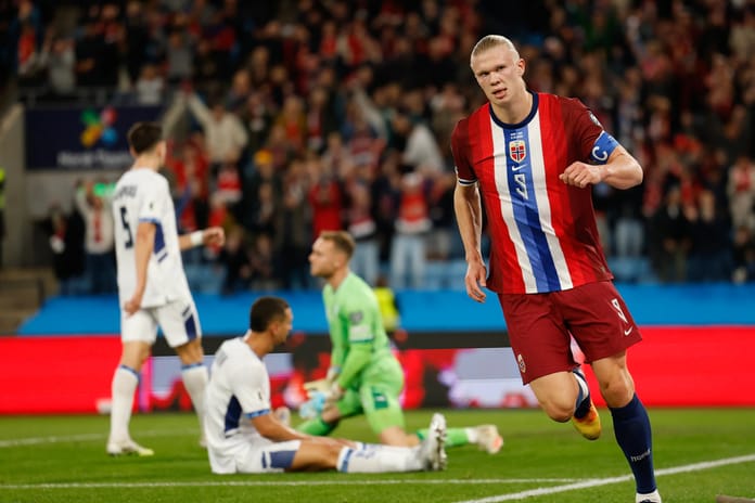 Norveç sahada parladı, tribünler vicdanları aydınlattı: İsrail'e karşı tarihi gece