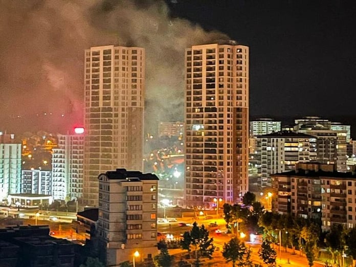 Ankara'da yanan 26 katlı bina mühürlenmiş olmasına rağmen kaçak devam etmiş