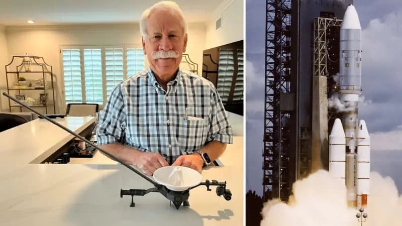 Alan Cummings, 1977'deki fırlatmadan önce Voyager teleskoplarının pencerelerini test etmek üzere yukarı tırmandığını hatırlıyor.