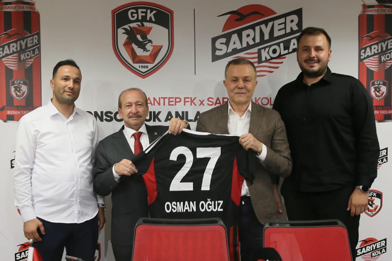 Sarıyer Kola'dan Gaziantep FK sponsorluğu