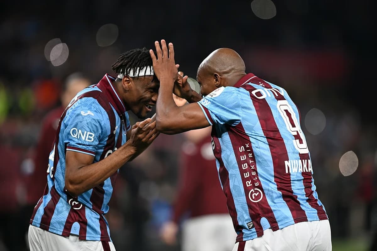 Onuachu açtı, Nwaiwu bitirdi: Derbinin galibi Trabzonspor
