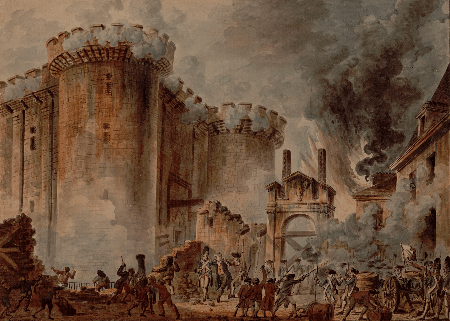 Bastille Baskını, 14 Temmuz 1789
