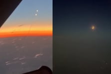 İsrail'in İran'ı vurduğu anlar yolcu uçağının kokpitinden görüntülendi