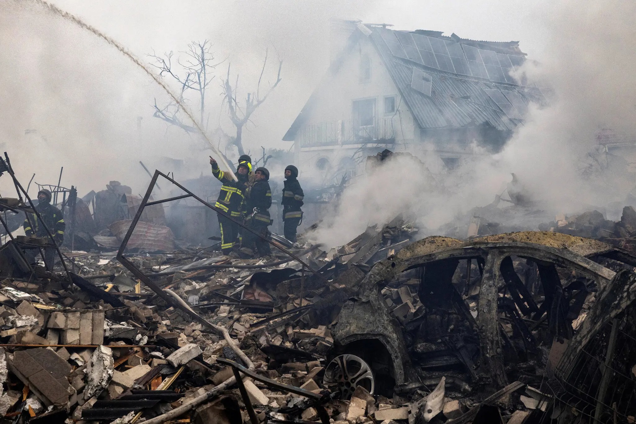 Russia Unleashes Massive Air Assault on Ukraine, Kills 12