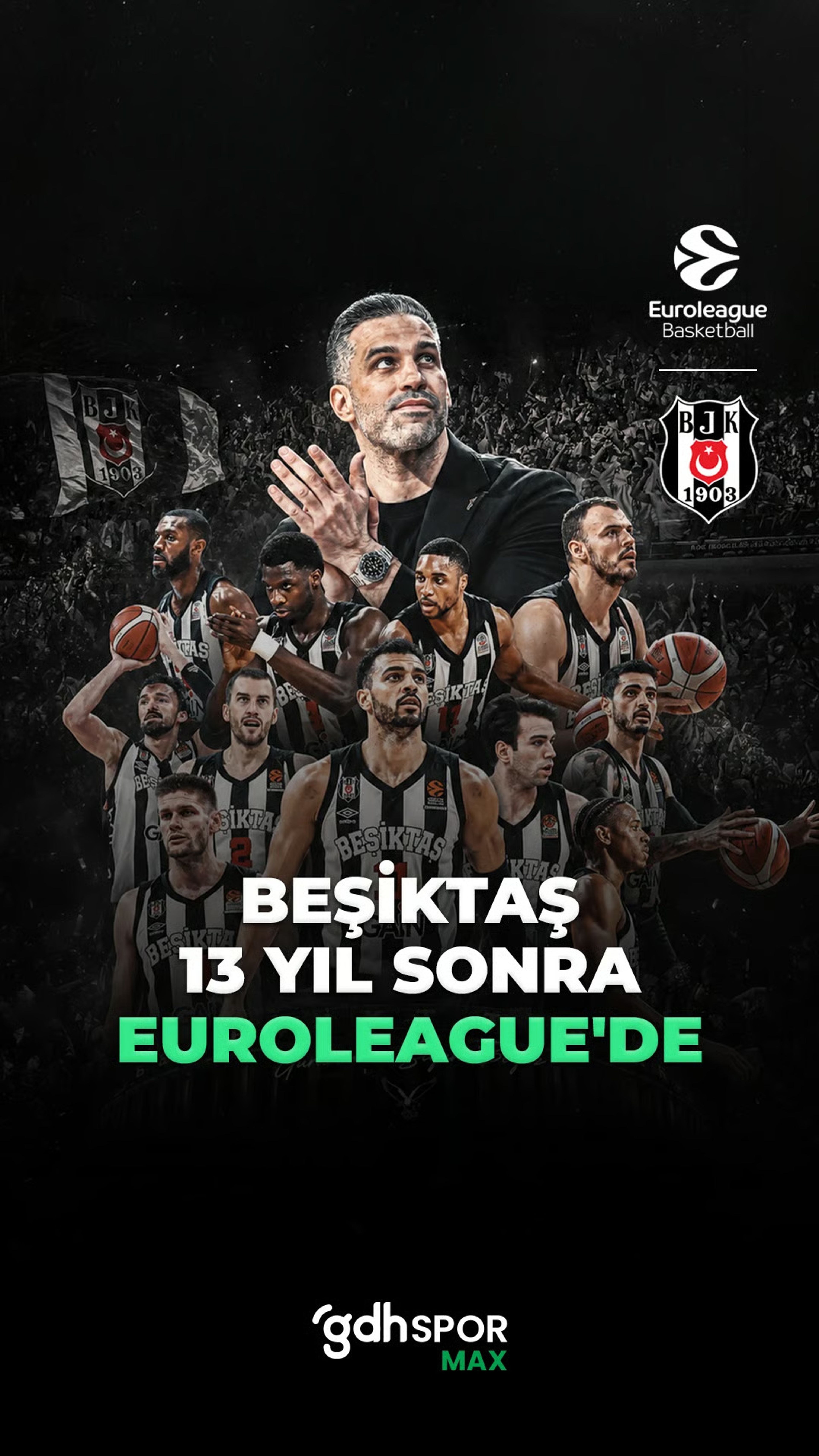 Beşiktaş, 13 yıl sonra yeniden EuroLeague’de!