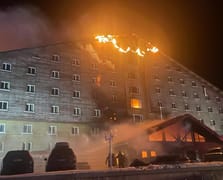 Kartalkaya’daki otel yangınının görüntüleri ortaya çıktı