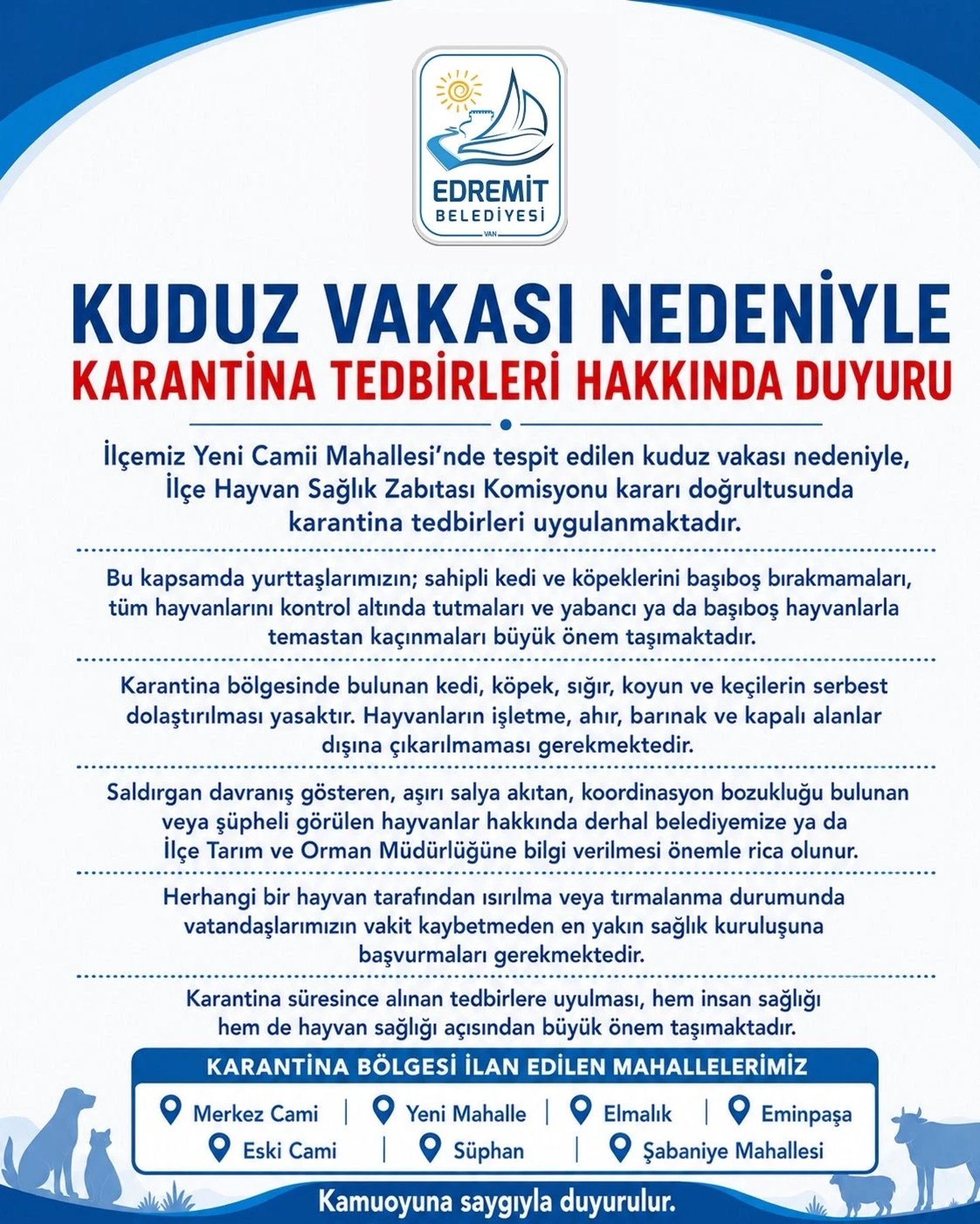 Van kuduz vakası açıklaması