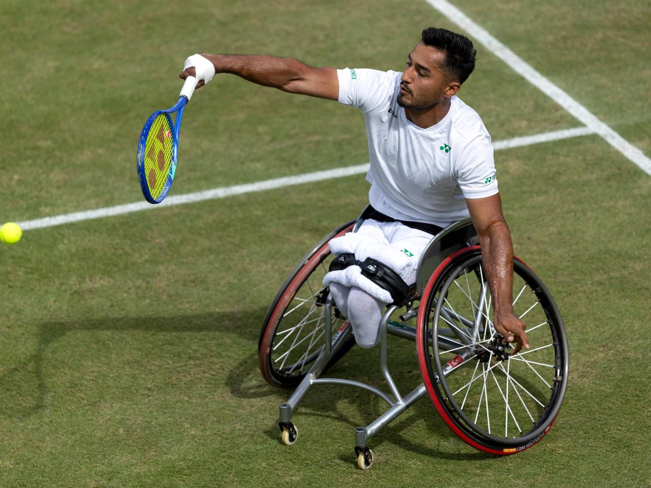 Milli para tenisçi Ahmet Kaplan, Wimbledon'da yarı finalde