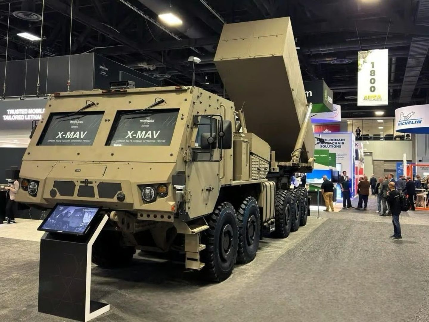 Oshkosh’un yer tabanlı Tomahawk fırlatıcı konsepti göründü