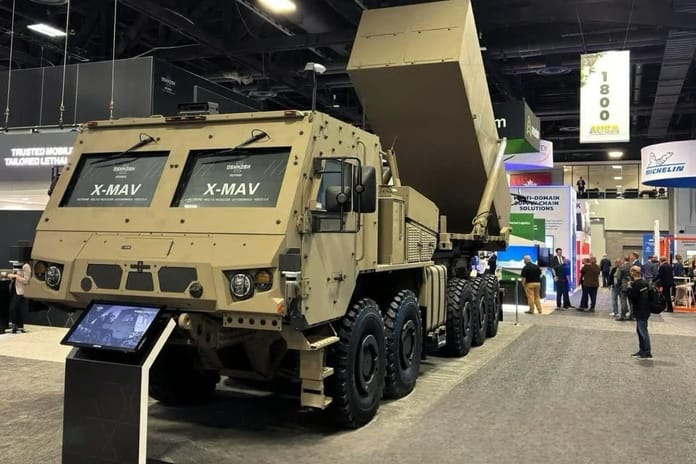 Oshkosh’un yer tabanlı Tomahawk fırlatıcı konsepti göründü