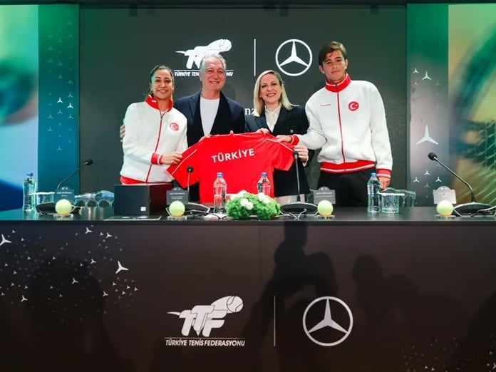 Roger Federer ve Coco Gauff’tan sonra Türk tenisi de Mercedes-Benz’in küresel tenis ailesine dahil oldu