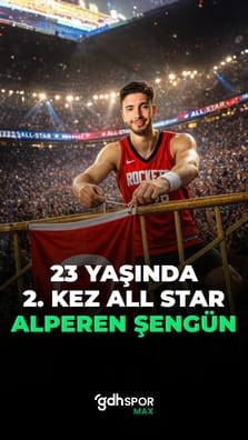 23 yaşında ikinci kez All-Star: Alperen Şengün
