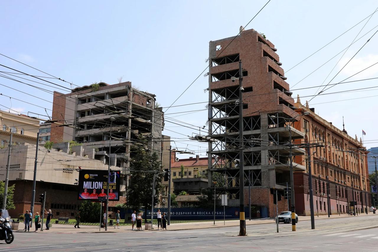 Belgrad'da yapılması planlanan Trump Tower'ın konumu - Bloomberg
