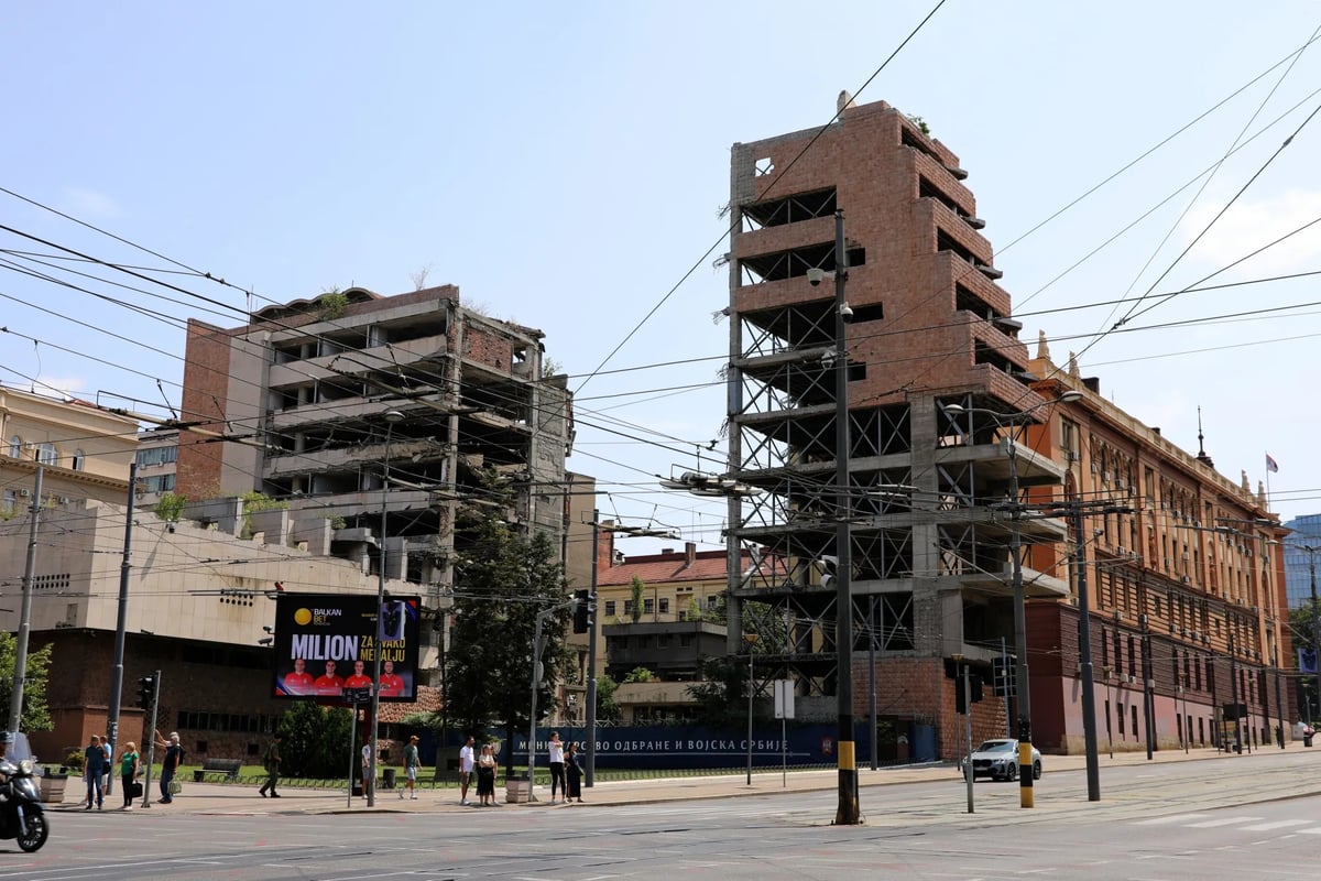 Belgrad'da yapılması planlanan Trump Tower'ın konumu - Bloomberg