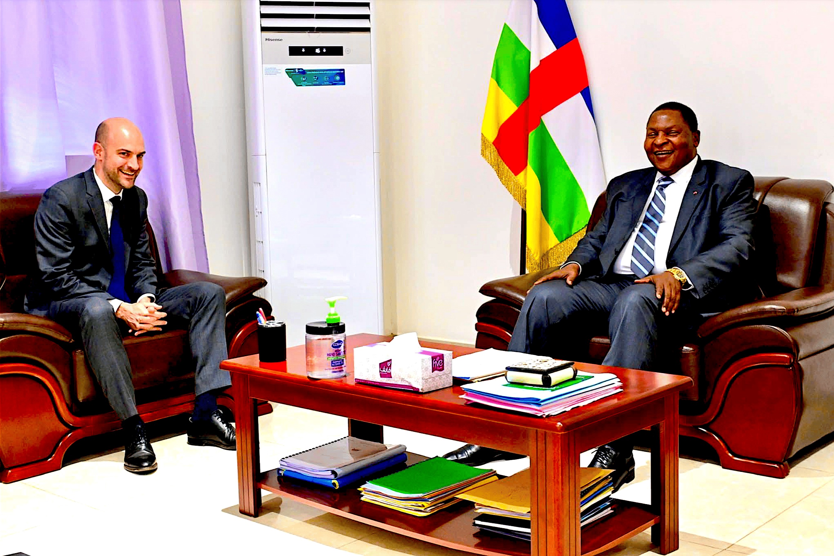 French Minister Visits Central African Rep. After 8 Years