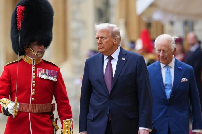 ABD Başkanı Donald Trump ile İngiltere Kralı Charles bir araya geldi