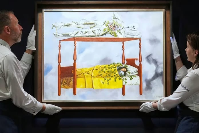Frida Kahlo'nun otoportresi rekor fiyata satıldı