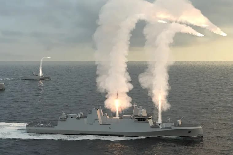 Rheinmetall 64 hücreli GMF140 fırkateynini tanıttı
