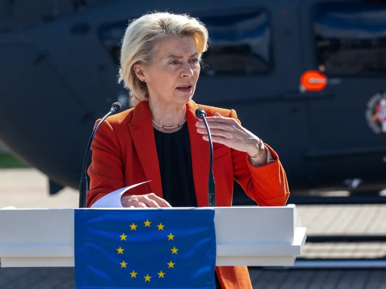 Von der Leyen’s plane hit by GPS jamming, EU blames Russia