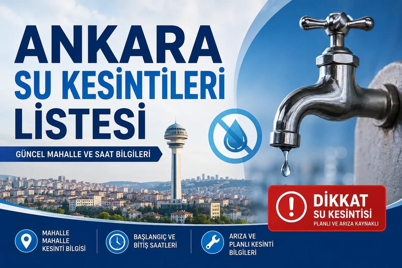 ASKİ su kesintileri | 9 Mayıs