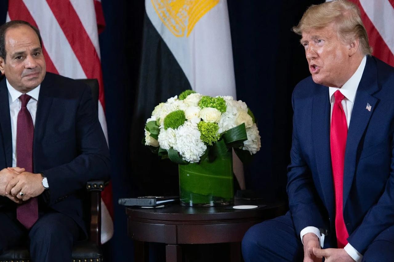 Sisi Trump'ı Mısır'a davet etti