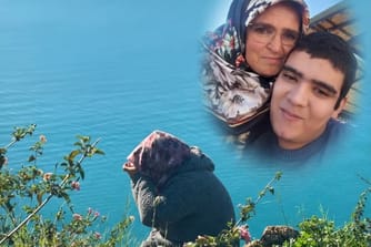 Antalya'da annenin yürek burkan falez eylemi 