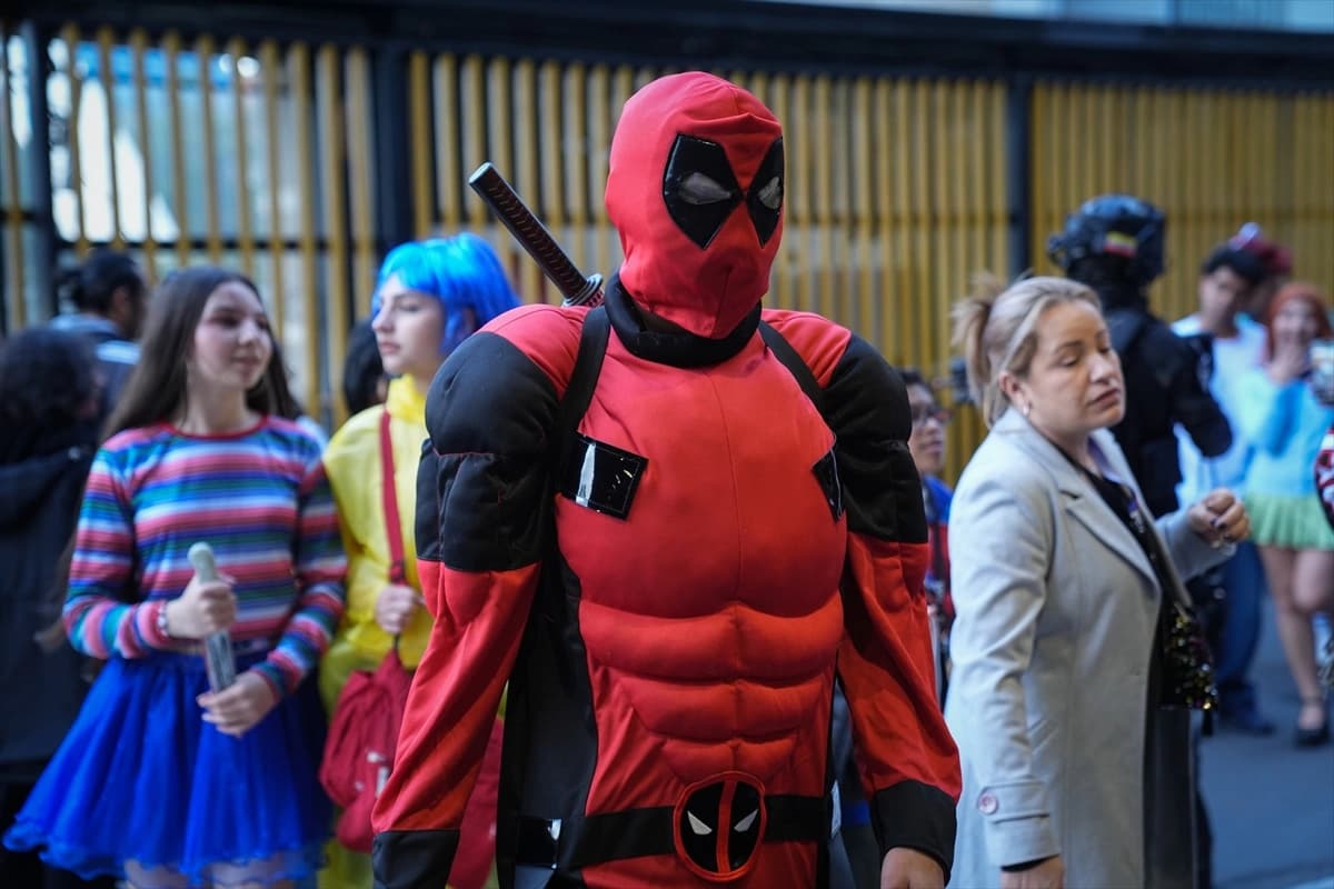 Kolombiya'daki cosplay etkinliği renkli anlara sahne oldu