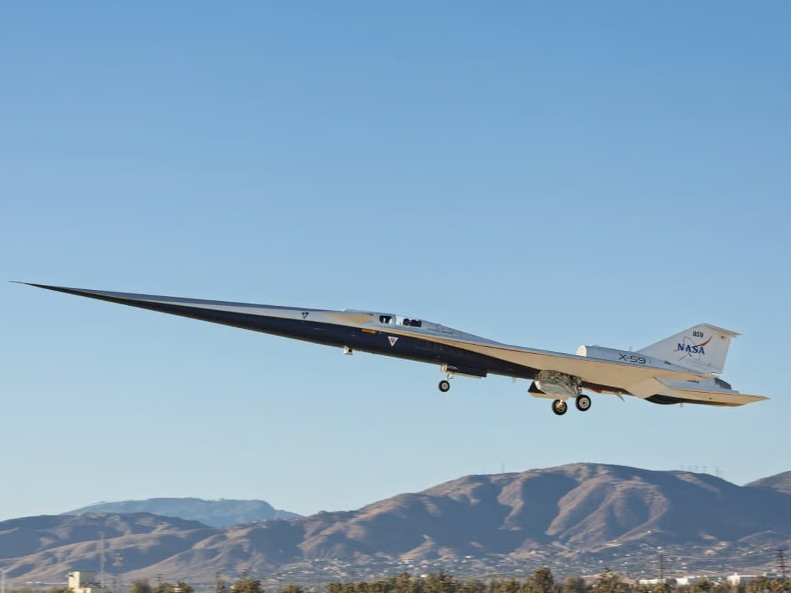 X-59 ilk uçuşunu tamamladı