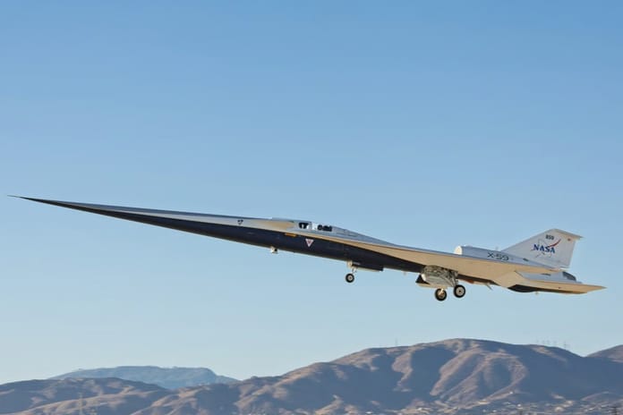 Lockheed Martin ve NASA, X-59 sessiz süpersonik uçağın ilk uçuşunu başarıyla tamamladı