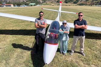 83 yaşındaki kadının "uçma" hayali gerçekleşti