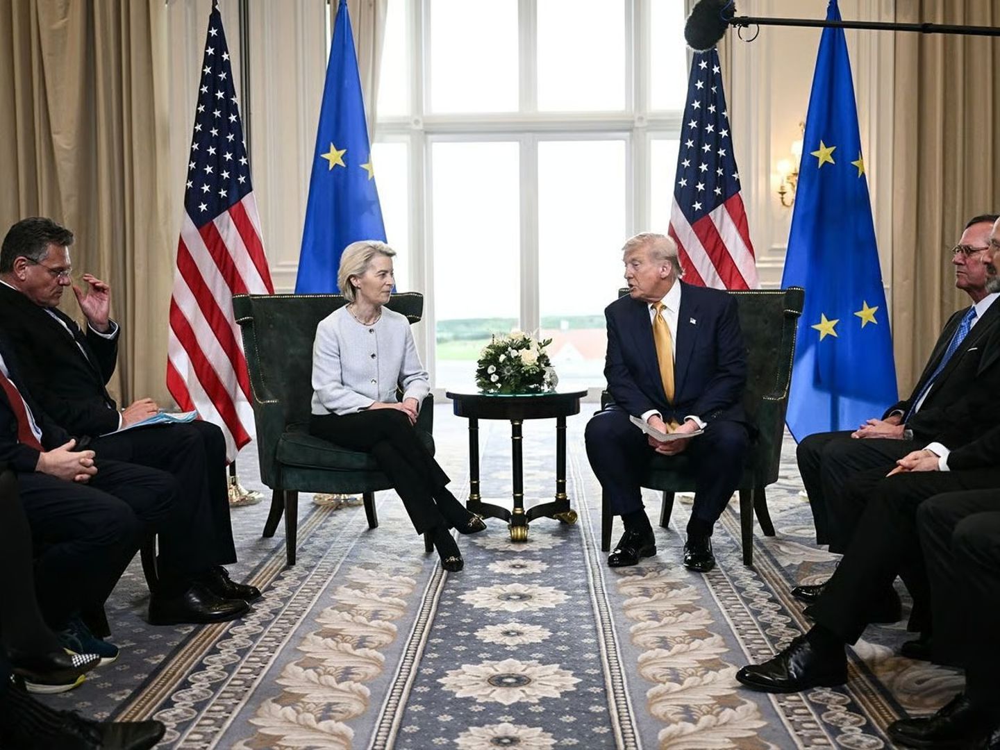 ABD Başkanı Donald Trump'ın AB'ye uyguladığı ek gümrük vergileri 2025'in ana gündemiydi