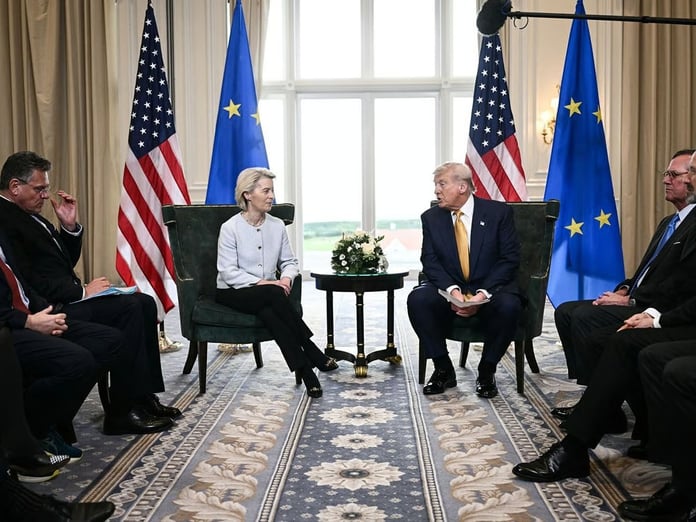 ABD Başkanı Donald Trump'ın AB'ye uyguladığı ek gümrük vergileri 2025'in ana gündemiydi